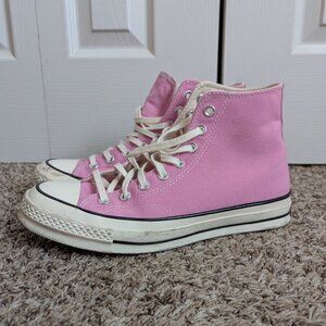 Pink Platform Converse